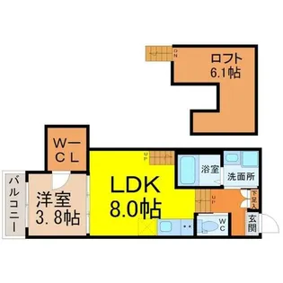 トレノハウス【2階】の間取り