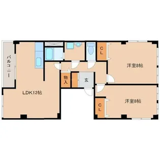 尼崎セントラルビル【4階】の間取り