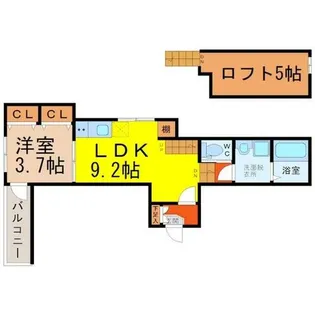 LOTUS(ロータス)【1階】の間取り