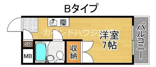 SOハイツⅡ【3階】の間取り