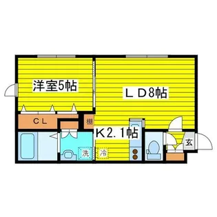 ステラ【402号室】の間取り