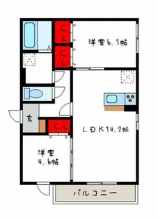 セッテ【3階】の間取り