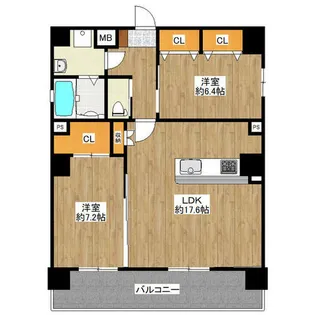 リラス東公園.【901号室】の間取り