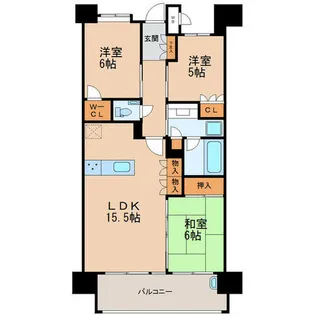 MJR千早709号【709号室】の間取り