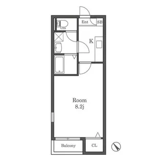 フローレンス和白駅前【201号室】の間取り