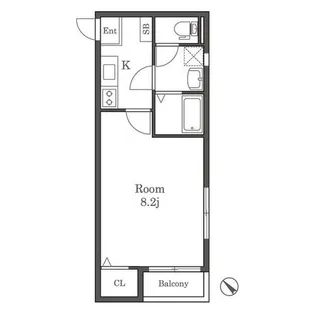 フローレンス和白駅前【203号室】の間取り