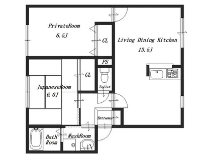 ライフガーデンⅡ【1階】の間取り