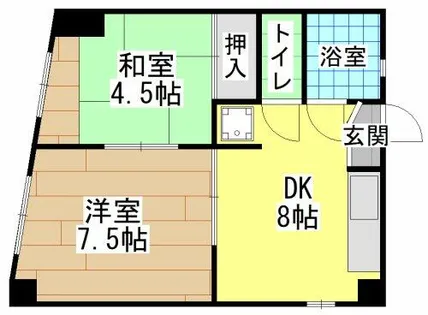 アベニュー片野【2階】の間取り