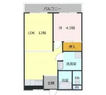 井上ハイツ【2階】の間取り