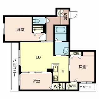 soleillevant【2階】の間取り