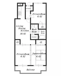 ベネッサ橿原【5階】の間取り