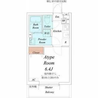 リブリ・千成【3階】の間取り