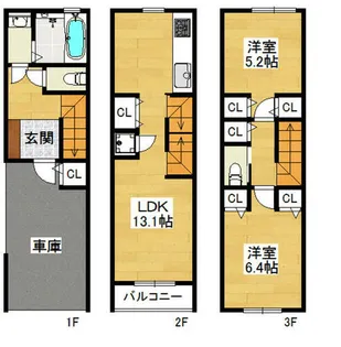 ライトハウス山崎【101号室】の間取り