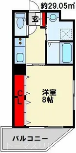 ル・シエル【6階】の間取り
