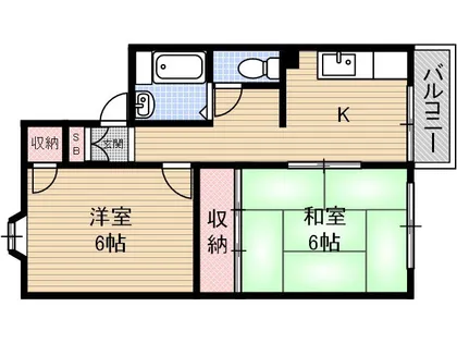 村治マンション【301号室】の間取り