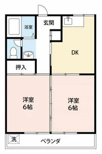 コーポむつみⅠ【103号室】の間取り