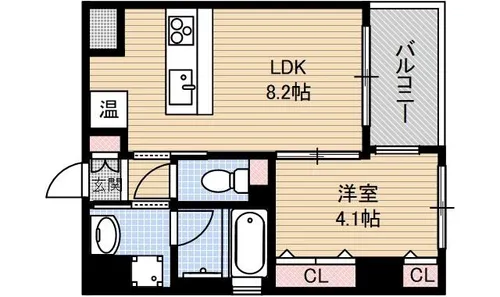 コルテ・ビラージュ【506号室】の間取り