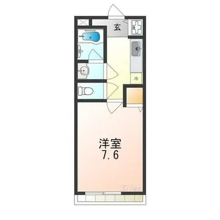 ル・ソワール 金岡【2階】の間取り