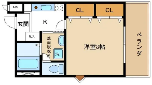アバンウェルZENZO【606号室】の間取り