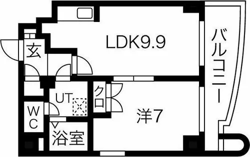 愛知県名古屋市中区新栄1丁目【マンション】の間取り