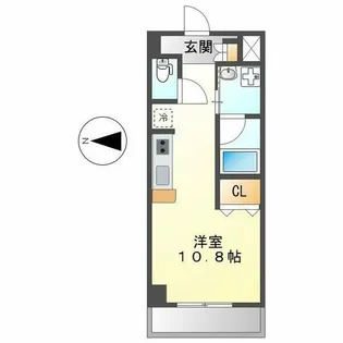 セントフィオーレ神宮【3階】の間取り