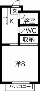 愛知県名古屋市昭和区駒方町2丁目【アパート】の間取り