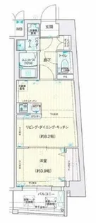 レシオス大阪城SOUTH【5階】の間取り
