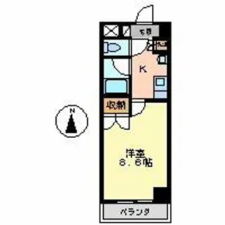 メゾン・ド・ミュゼ【4階】の間取り