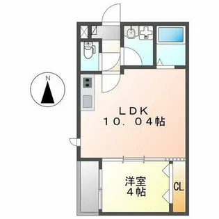 愛知県名古屋市瑞穂区上坂町2丁目【アパート】の間取り