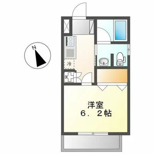 愛知県名古屋市瑞穂区北原町1丁目【アパート】の間取り