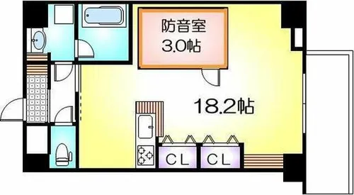 セントフィオーレ松葉【10階】の間取り