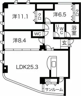 ニュークレス【2階】の間取り