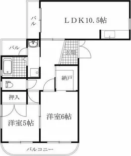 ぷちうらら【3階】の間取り