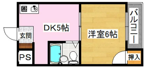 アーバンパレス【1階】の間取り