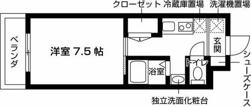 ヌーベルポルト向山【2階】の間取り