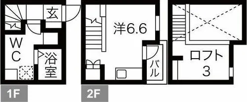 Quatre Portes(キャトルポルト)【1階】の間取り