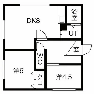 RESTATE新琴似【1階】の間取り