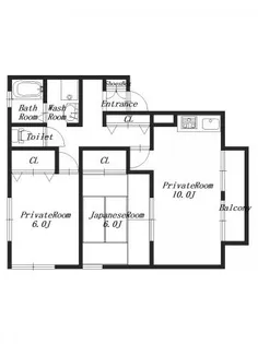アネシスC【2階】の間取り