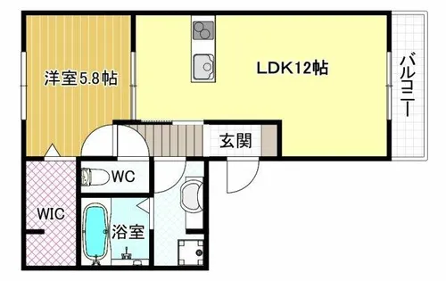 ベル ヴィル【2階】の間取り