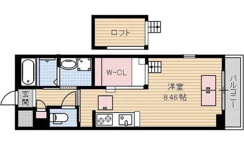 ラフィーネ【2階】の間取り