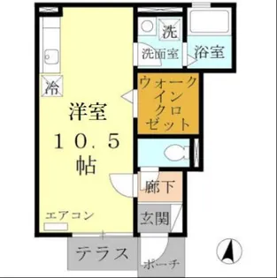 プロスパー【1階】の間取り