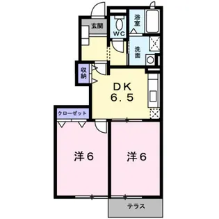 サンセールⅠ【1階】の間取り