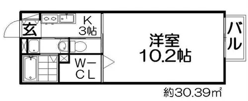サンアムール杉山手【2階】の間取り