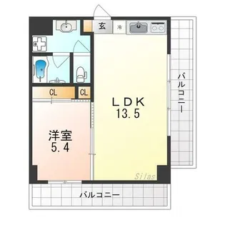 グランリーオ【5階】の間取り