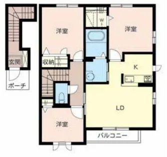 シャーメゾン南町ノ坪【2階】の間取り