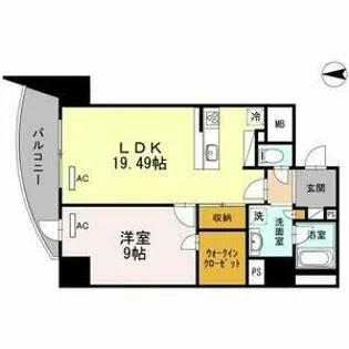 Blancasa 久屋大通【10階】の間取り
