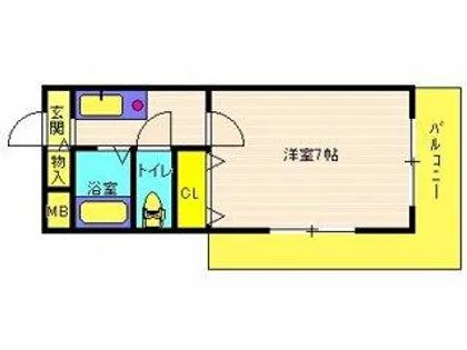 サンシャ2【3階】の間取り