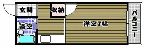 ハイツタキダニ【3階】の間取り