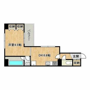 ZEUS桜川プレミアム【11階】の間取り