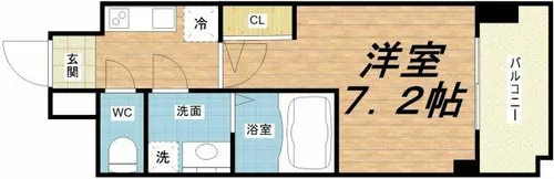 セレニテ本町東リアン【7階】の間取り